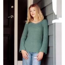 (N1546 Fitting Side Slit Sweater)